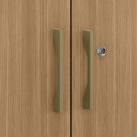 Guarda Roupa Solteiro Versa 4 Portas Com Armário Multiuso Luna Freijó Fosco - Kits Paraná - 8