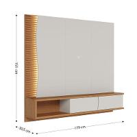 Home Suspenso Egeu Off White Freijó Com Mesa De Centro Jeri Freijó Off White - Colibri