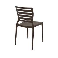 Kit 4 Cadeiras Sofia Marrom Tramontina Encosto Vazado Horizontal 92237/109 - 3