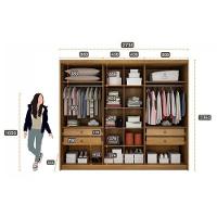 Guarda Roupa Casal Livorno Com Nicho E Cômoda Seul Cumaru 23 - Novo Horizonte - 3