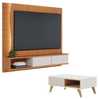 Home Suspenso Egeu Freijó Off White Com Mesa De Centro Jeri Off White Freijó - Colibri - 1