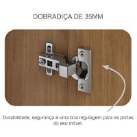 Guarda Roupa Casal Livorno 6 Portas 6 Gavetas Cumaru 25 Fendi Com Nicho E Espelho - Novo Horizonte