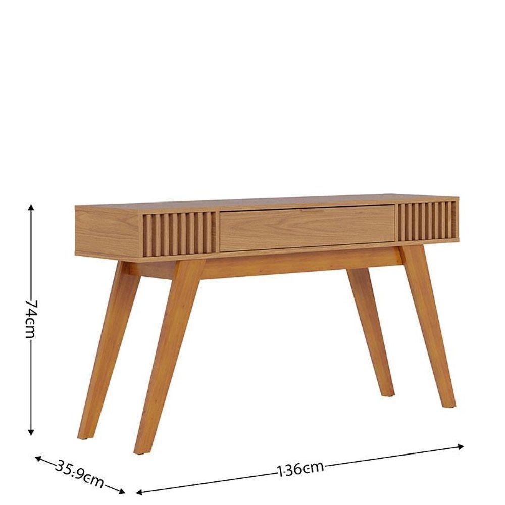 Estante Home Theater Jordão Com Mesa De Centro Jeri Off White Freijó E Aparador Riviera Freijó - Colibri - 9