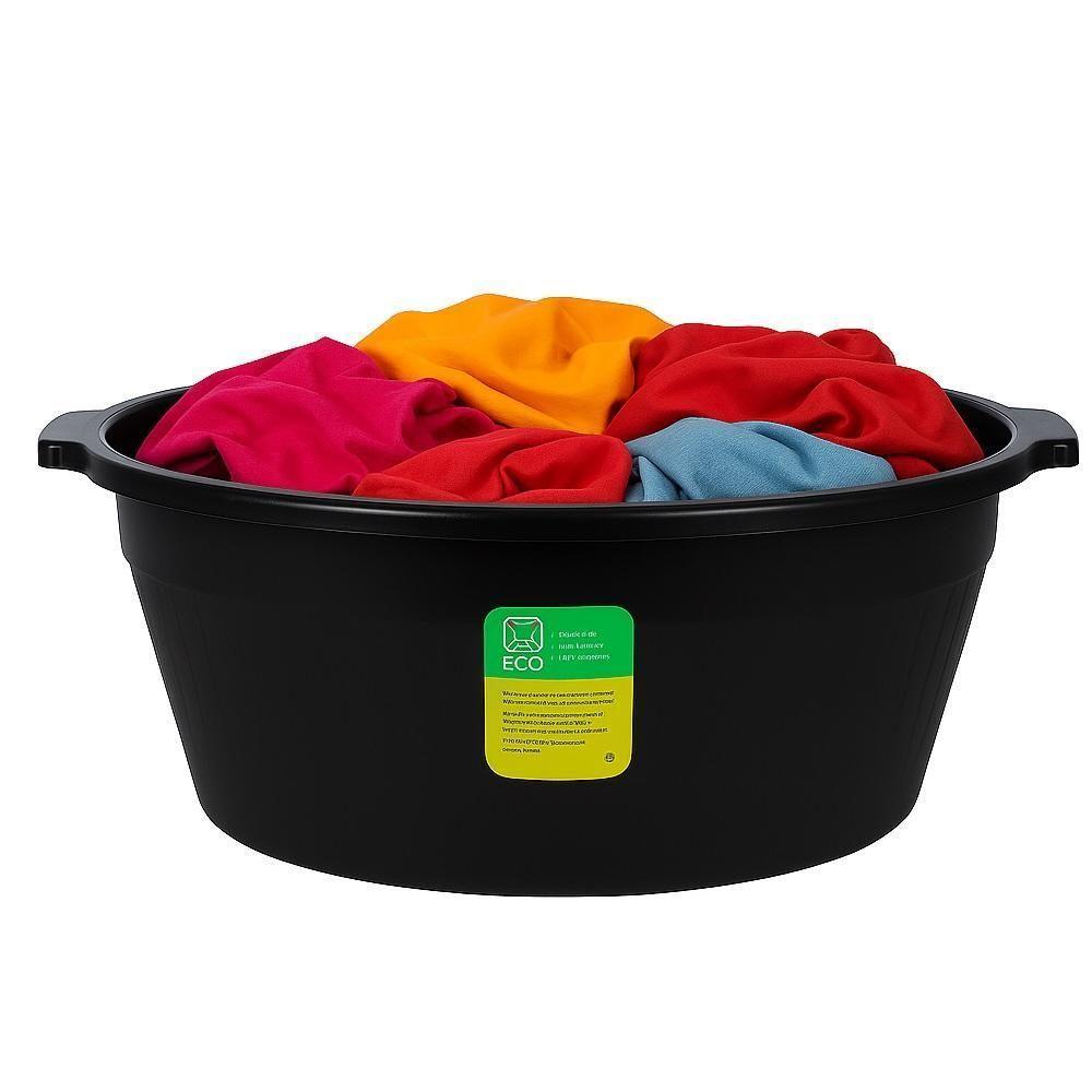 Bacia De Roupa 31 Litros Gigante Balde Canelada Lava Roupa Grande Tacho Multiuso Organizadora Reforacada Sapatos Brinque - 1