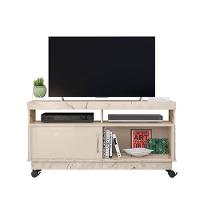 Rack Bancada Artur Com Aparador Para Sala Buffet Mônaco Calacata Off White - Madetec - 2