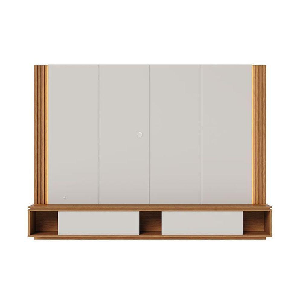 Home Suspenso Loa Com Mesa De Centro Jeri Off White Freijó E Aparador Riviera Freijó - Colibri - 3