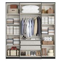 Guarda Roupa Casal Splendore Glass 4 Portas Preto Acetinado - Thb - 2