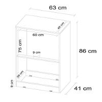 Guarda Roupa Casal Cádis Com Cômoda Astral Café Touch - Demóbile - 6