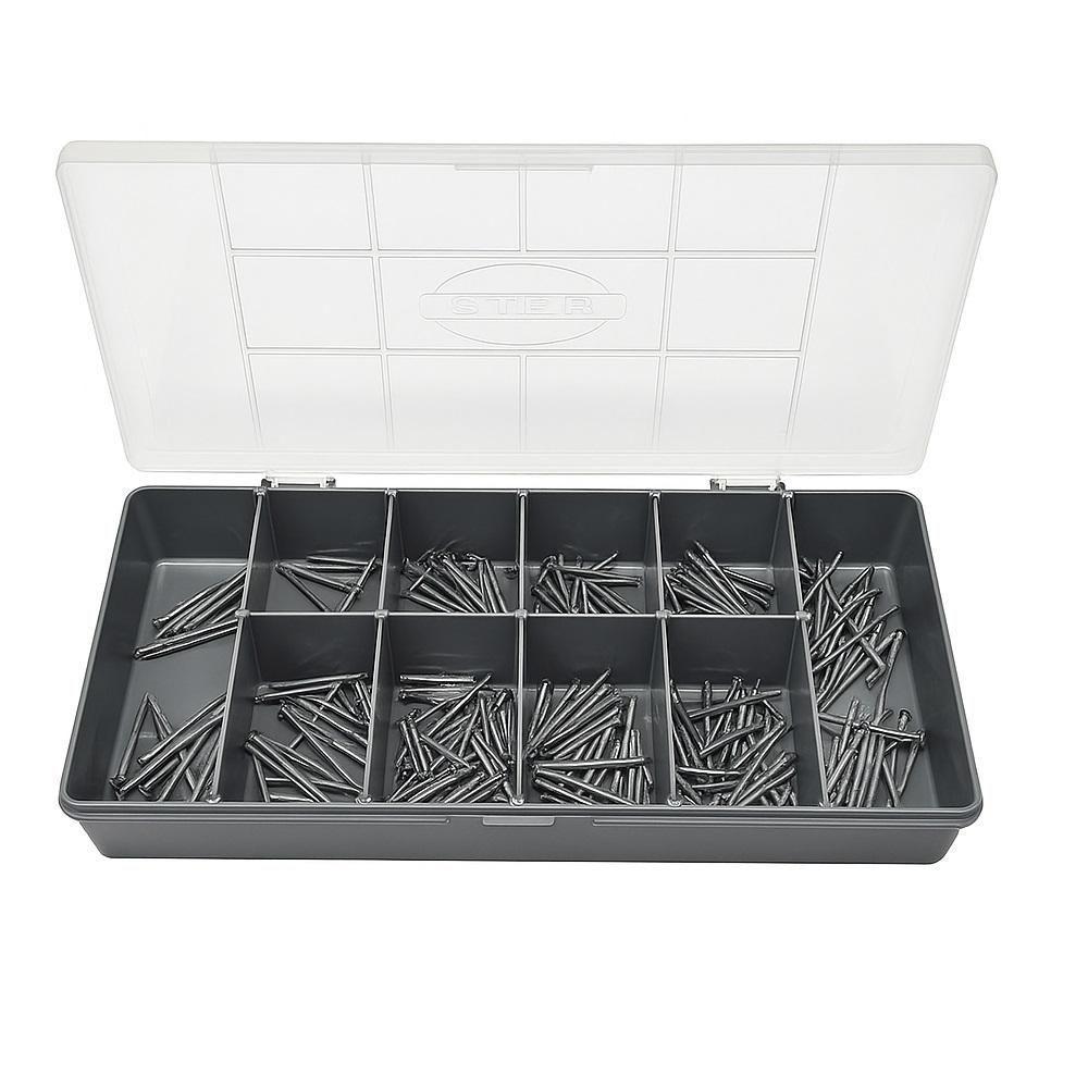 Caixa Box Organizador 10 Divisorias Multiuso Estojo Maleta Pesca Costura Prego Bijuteria Medicamentos Tampa Trava - 1