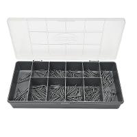 Caixa Box Organizador 10 Divisorias Multiuso Estojo Maleta Pesca Costura Prego Bijuteria Medicamentos Tampa Trava - 1