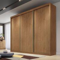 Guarda Roupa Casal Logan E Cômoda Seul Cumaru 23 - Novo Horizonte - 6