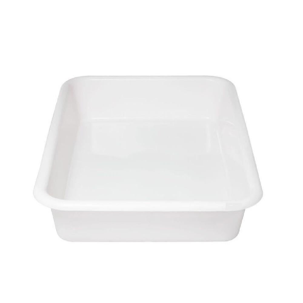 Caixa Bandeja Plastica Acougue Organizador Cozinha Mantimentos Camera Fria 6 Litros Restaurante Branca - 4