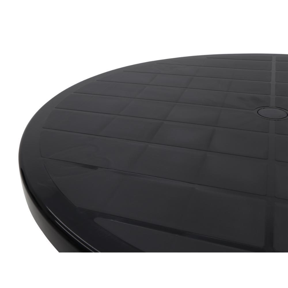 Mesa Tramontina Cassino Em Polipropileno Preto - 1