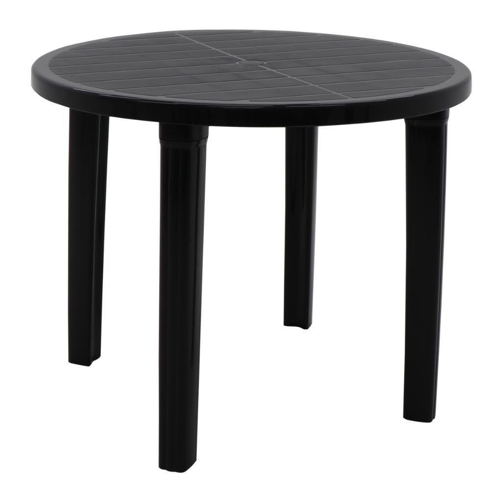 Mesa Tramontina Cassino Em Polipropileno Preto - 2
