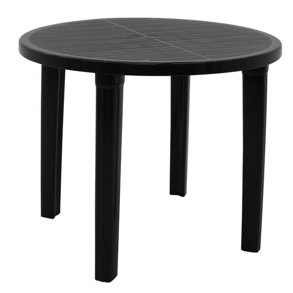 Mesa Tramontina Cassino Em Polipropileno Preto - 3