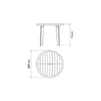 Mesa Tramontina Cassino Em Polipropileno Preto - 8