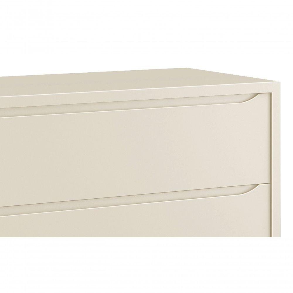 Cômoda Gaveteiro Classic New Areia Fosco Com Madeira - Moveisaqui - 4