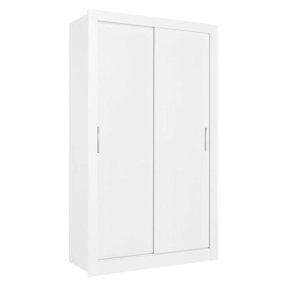 Guarda Roupa Solteiro City 2 Portas Branco Acetinado - Thb - 1