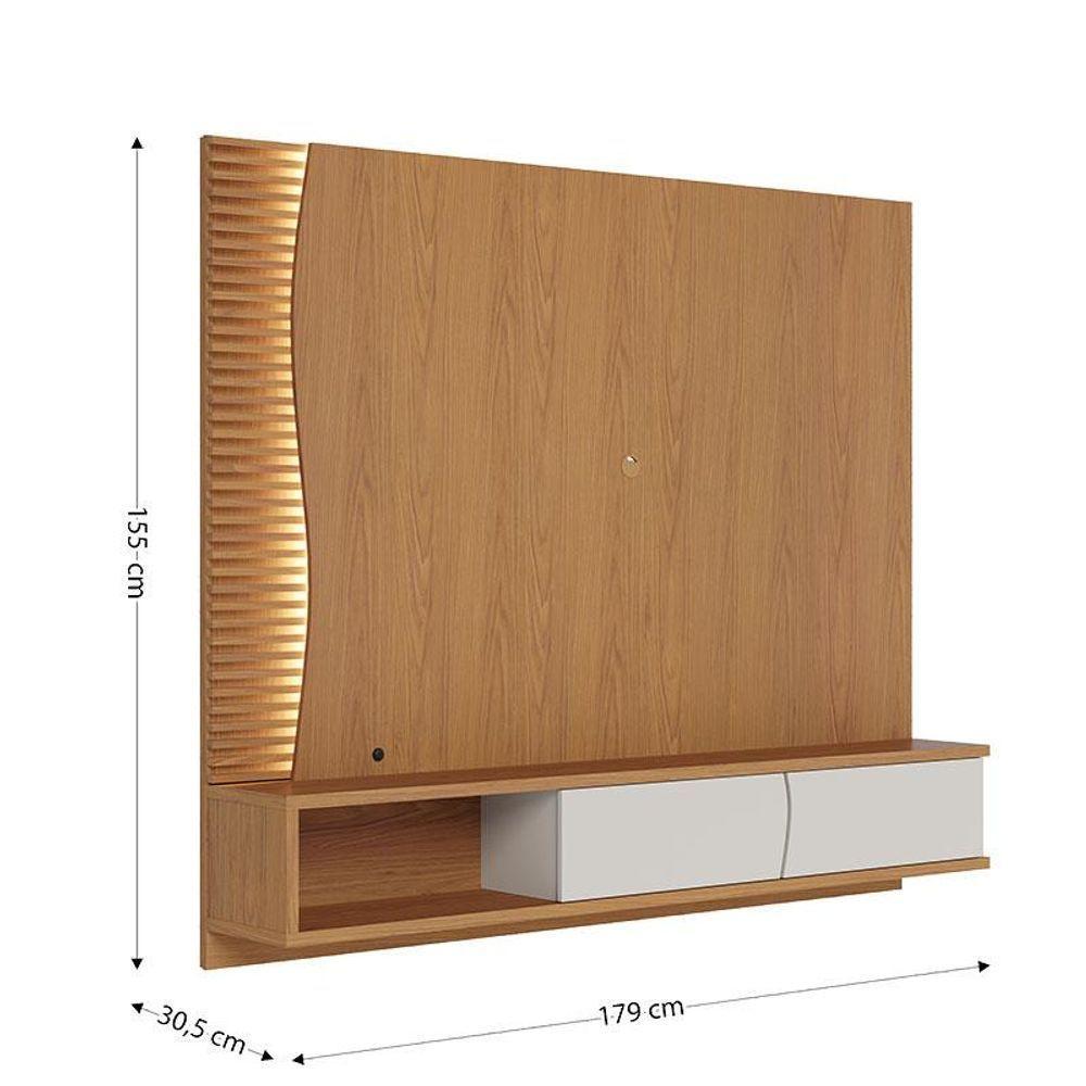 Home Suspenso Egeu Com Mesa De Centro Jeri Freijó Off White - Colibri - 4