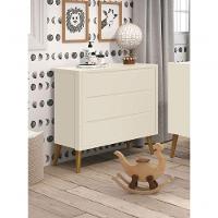 Cômoda Gaveteiro Théo New Areia Fosco Com Madeira - Moveisaqui - 2