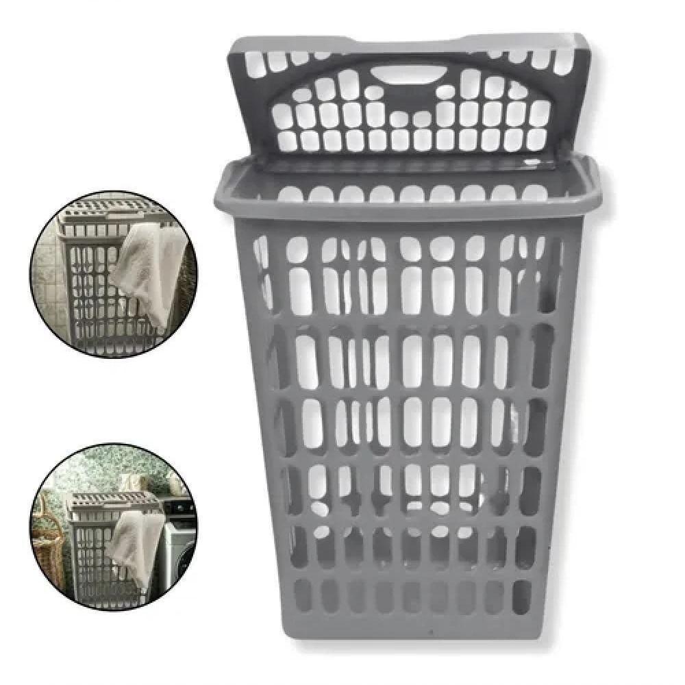 Cesto Roupa Suja 48 Litros Organizador Grande Multiuso Lavanderia Quarto Telado Roupeiro Grande 48l Brinquedo Banheiro C - 4