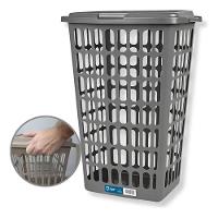 Cesto Roupa Suja 48 Litros Organizador Grande Multiuso Lavanderia Quarto Telado Roupeiro Grande 48l Brinquedo Banheiro C - 5