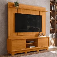 Estante Home Theater Siena Cinamomo Para Tv Até 75” Com Pés - Madetec Cinamomo - 2