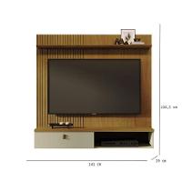 Estante Home Theater Suspenso íris Com Aparador Para Sala Buffet Mônaco Cumaru Opala - Madetec - 3