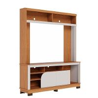 Estante Home Theater Belaya Freijó Off White Matte E Mesa De Centro Jeri Off White Freijó - Colibri - 2