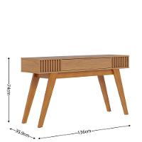 Estante Home Theater Jurerê 1.5 Com Mesa De Centro Jeri Off White Matte Freijó E Aparador Riviera Freijó - Colibri - 9