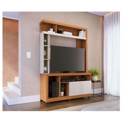 Estante Home Theater Ambiente Elba Freijó Off White Matte - Colibri