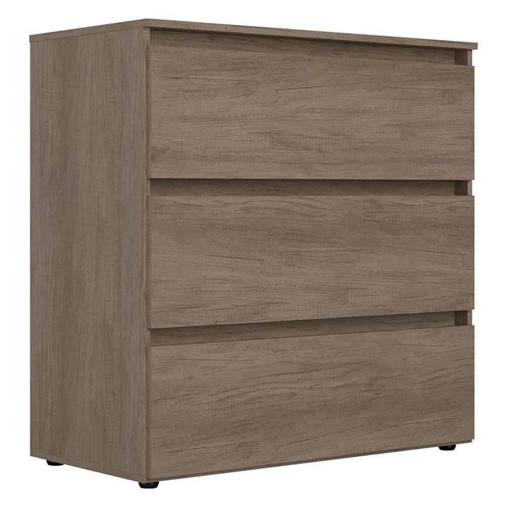 Guarda Roupa Casal Nobre 6 Portas Full Glass Rustic Off White E Cômoda Gaveteiro Condessa Rustic Acetinado - Thb - 5