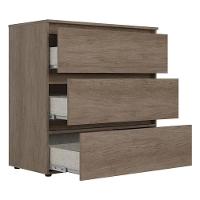 Guarda Roupa Solteiro Nobre Glass 4 Portas Off White E Cômoda Gaveteiro Condessa Rustic Acetinado - Thb - 6