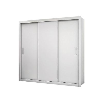 Guarda Roupa Casal Ilhéus 3 Pts 4 Gvts 6 Prat Carioca Móveis Branco