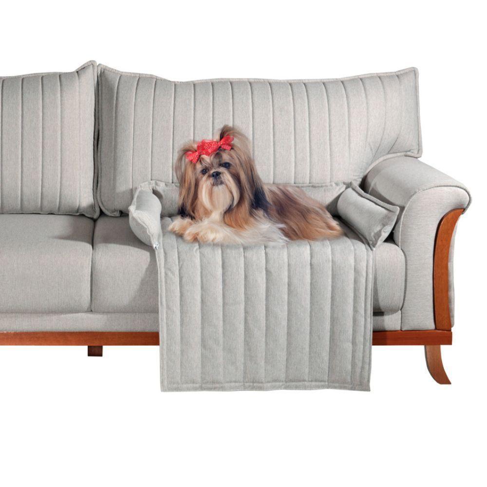 Conjunto Sofá Living Vitória 2,20m + Cama Pet Vitória - 5