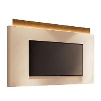 Rack Bancada ária Com Painel Suspenso Nobre Cinamomo Off White - Hb Móveis