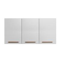 Armário Aéreo Ônix 3 Portas Arte Móveis Branco - 2