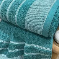 Toalha De Rosto Treviso Fio Penteado 50x70 Verde - 3