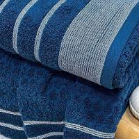 Toalha De Rosto Treviso Fio Penteado 50x70 Marinho - 3