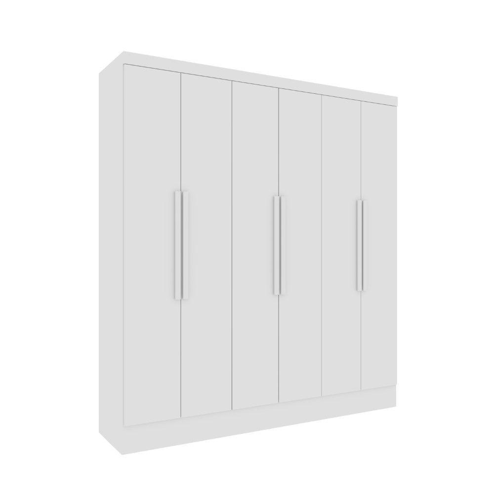 Roupeiro Bariloche 6 Portas Tcil Neve - 1