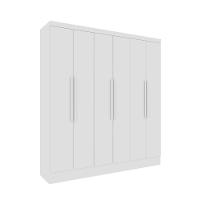 Roupeiro Bariloche 6 Portas Tcil Neve - 1