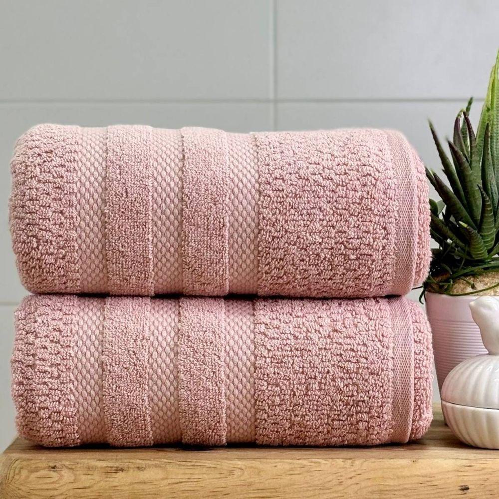 Toalha De Rosto Buddemeyer Vanilla Extra Soft 48x80 Rose - 1