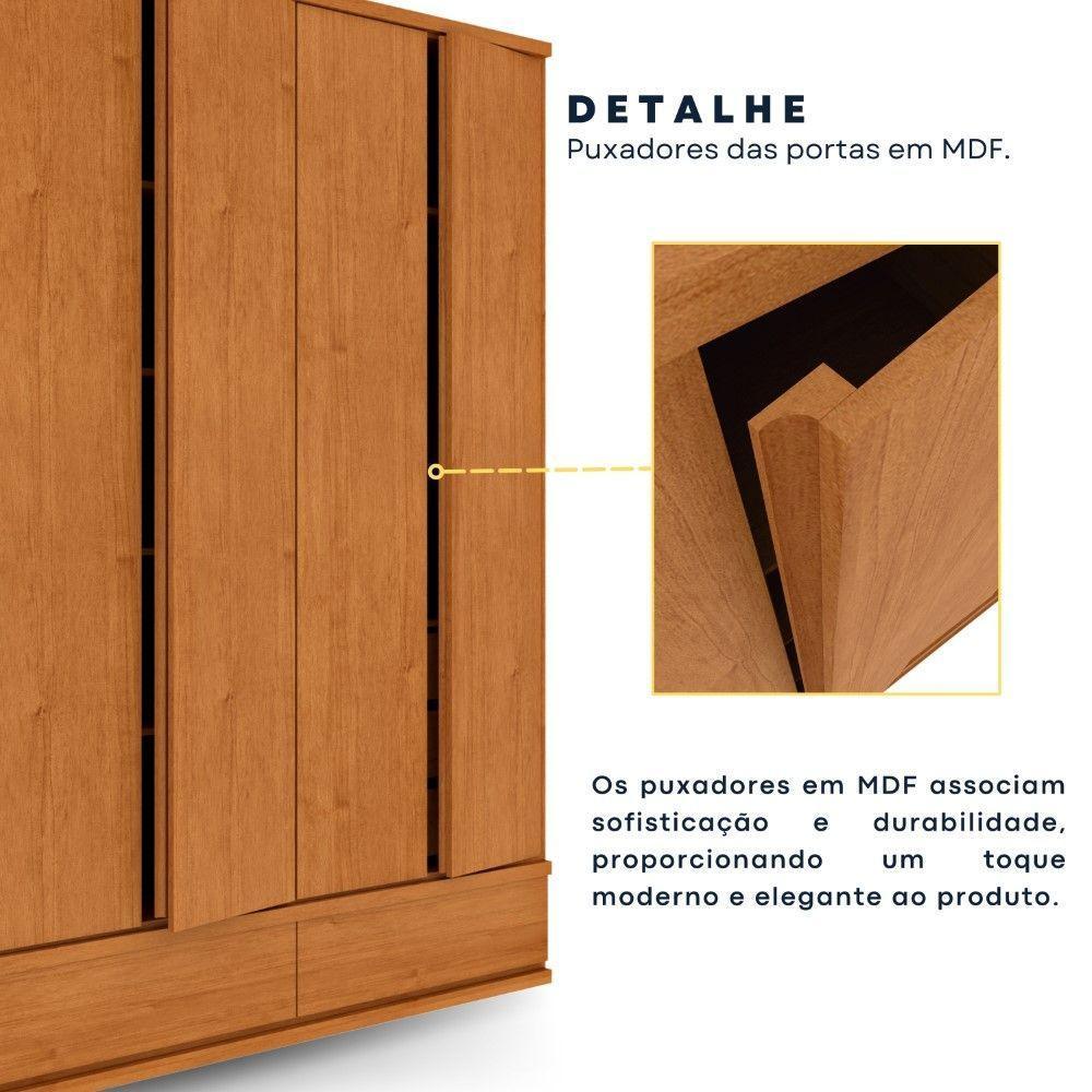 Roupeiro Esparta 6 Portas Tcil Cinamomo - 5