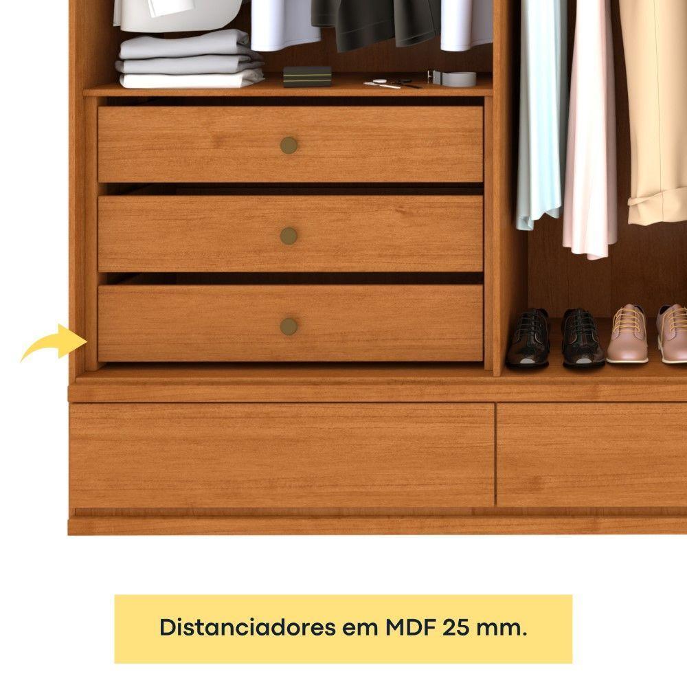 Roupeiro Esparta 6 Portas Tcil Cinamomo - 6