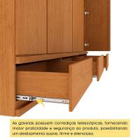 Roupeiro Esparta 6 Portas Tcil Cinamomo