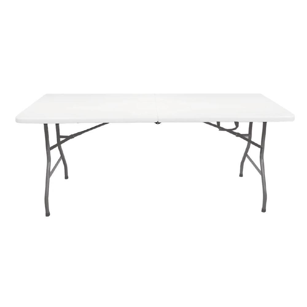 Mesa Dobrável Maleta 1,80m Camp. Premium - Branco - 3