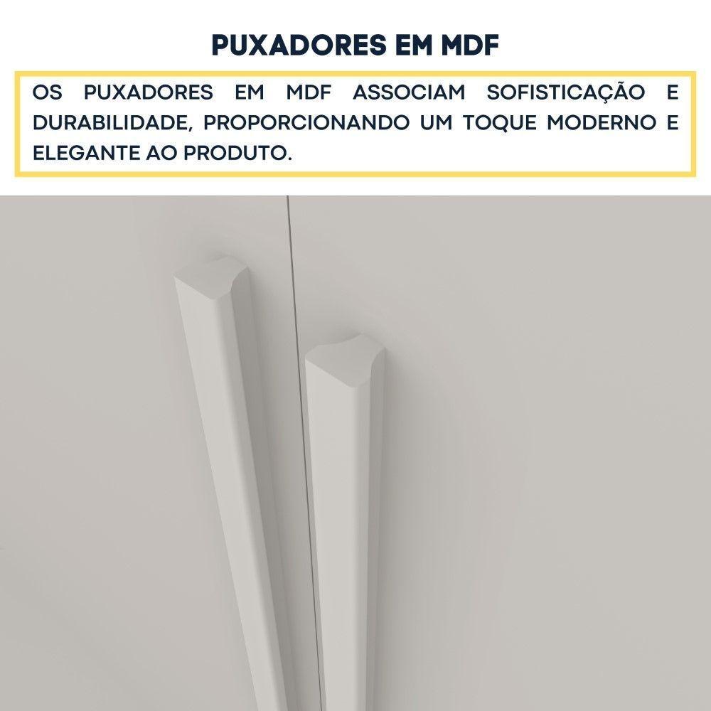 Roupeiro Amsterdam 4 Portas Tcil Neve - 4