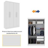 Roupeiro Amsterdam 4 Portas Tcil Neve - 2