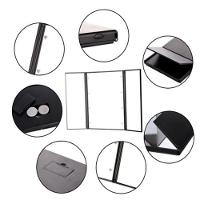 Espelho Maquiagem Portatil Dobravel Led Bolsa Triplo Aumento Iluminacao Mesa Bancada Viagem Camarim Retoques Rapidos