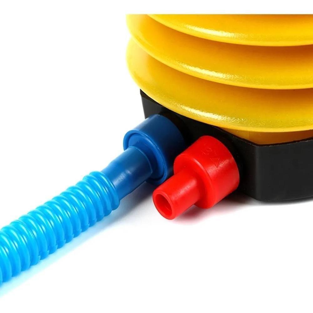 Bomba Inflador Desinflador Pé Mão Manual Encher Boias Piscina Sanfonada Colchão Bola Bote Inflável - 6
